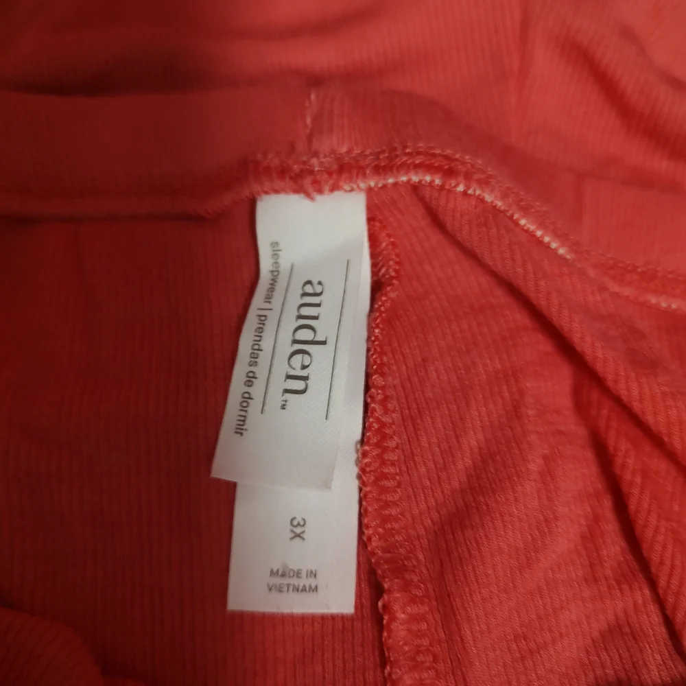 Auden Pink Tank Top & Tie Waist Shorts Lace Accent Sleep Lounge Set Size 3X - Picture 15 of 15